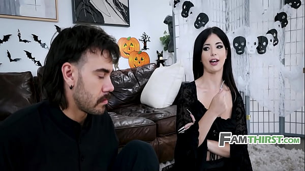 Bred My Teen Step Sis Through Her Goth Stockings Under A Spirits Supervision - Asteria Jade, Nade Nasty – Free HD Porn Video