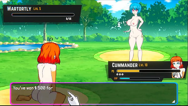 Oppaimon [Pokemon parody game] Ep.5 small tits naked girl sex fight for training – Free HD Porn Video