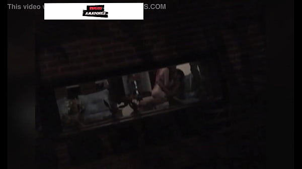 Night watchman catches couple having sex through their house window in a gated community