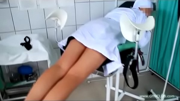 Nurse on gyno chair