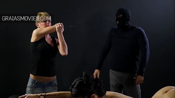 Two Perverts are to Torment a Brunette