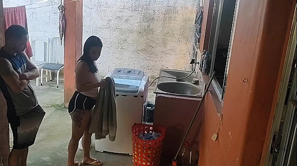 wife left and the maid couldn't resist my erect cock