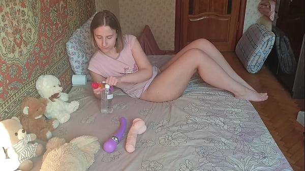 Hairy teen giant fucked with dildo and vibrator cumming – Free HD Porn Video
