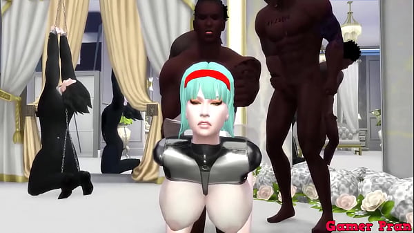 Bulma Marriage Episode 3 Beautiful Wife at her Wedding is transformed into a Sex Slave Bitch Fucked in the Anal Ass by 3 Black with Big Dick Netorare Hentai – Free HD Porn Video