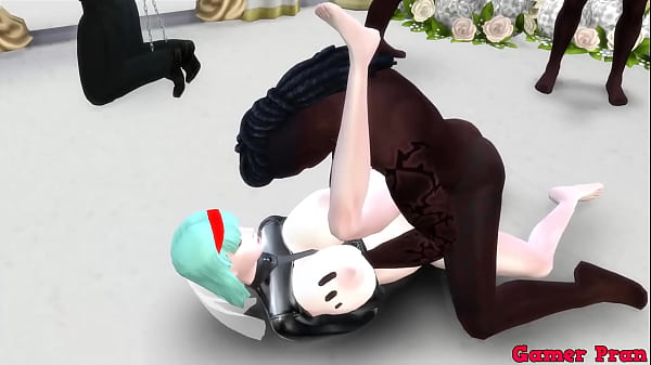 Bulma Marriage Episode 3 Beautiful Wife at her Wedding is transformed into a Sex Slave Bitch Fucked in the Anal Ass by 3 Black with Big Dick Netorare Hentai – Free HD Porn Video