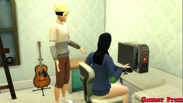 Perverted Family Cap 9 boruto talks with his father naruto to have a threesome with his girlfriend sarada that she wants to have two cocks inside her that fill her all with milk – Free HD Porn Video