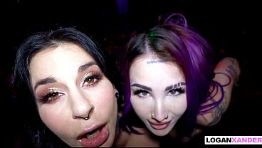 Logan Xander Gets Lucky at the Strip Club and Fucks Two Strippers - Joanna Angel - Valerica Steele - – Free HD Porn Video