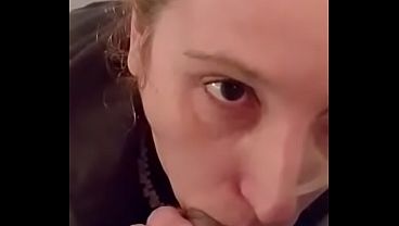 Swallowing the bent cock