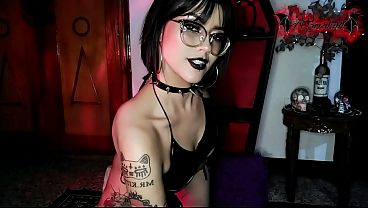 Goth Girl Slut Fuck Big Black Toy – Free HD Porn Video