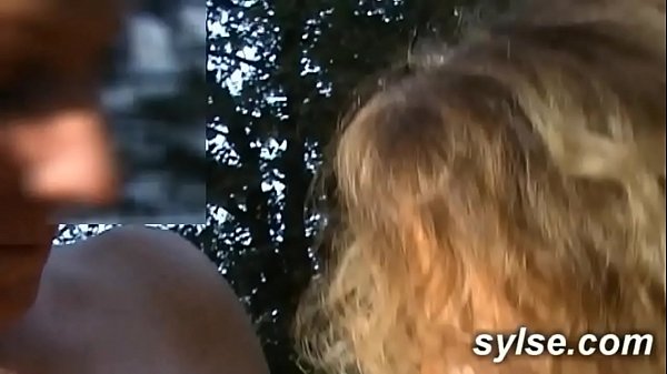 2 exhib hitchhikers in trio before fisting and strapon outdoors