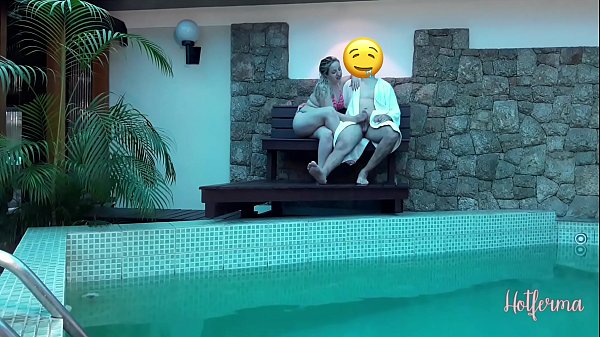 Boss invites maid to the pool but couldn't resist the hot – Free HD Porn Video