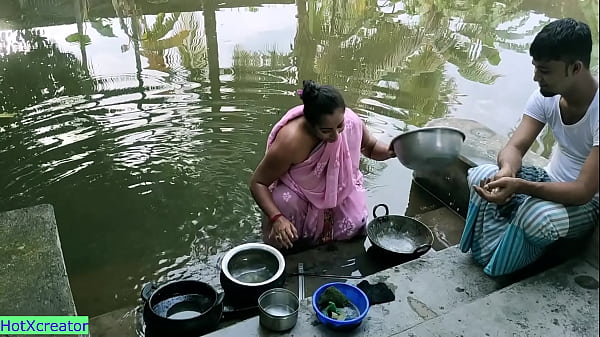 Hot Boudi Fucking at Outside!! Please Don't tell my Husband!! – Free HD Porn Video