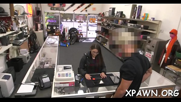 Intensive bimbo non-professional is in the store, getting rammed – Free HD Porn Video