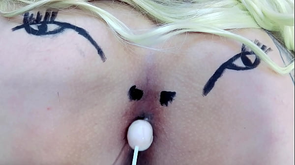 Malicious minds will say it's a pink ass sucking a lollipop (complete in sheer and red) – Free HD Porn Video