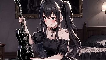 Demure Gothic Girl with Rock Star - Part 2 Hentai – Free HD Porn Video