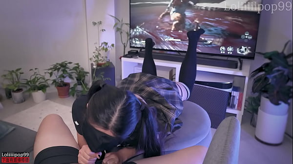 Horny Asian Babe wants cock and interrupts me playing Black Myth Wukong – Free HD Porn Video
