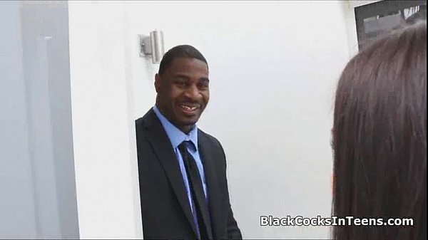 Black anaconda in busty teen nanny