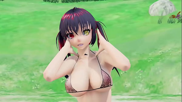 MMD Bikini K u r u m i Haku Luka Lamb (Submitted by Akali) – Free HD Porn Video