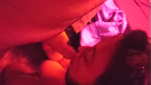 Hot MILF with big tits gives a blowjob in red light titty fucking and cumshot – Free HD Porn Video