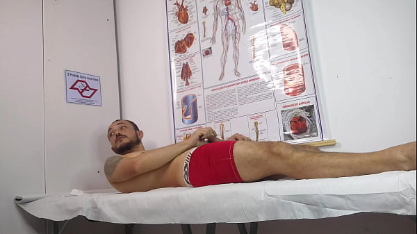 patient gets excited in front of the nurse