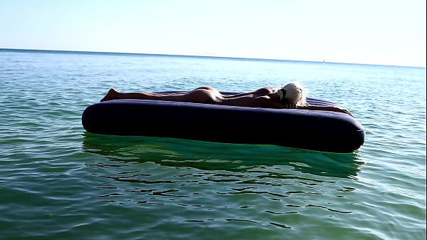 Nude beach, beautiful girl, big boobs, nude in public, nudist, outdoor, blonde, hot bitch, naked girl, naked in public, big tits, dolphins, tattoo girl – Free HD Porn Video