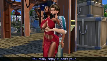 Stranger fucks horny black woman waiting for her boyfriend – Free HD Porn Video