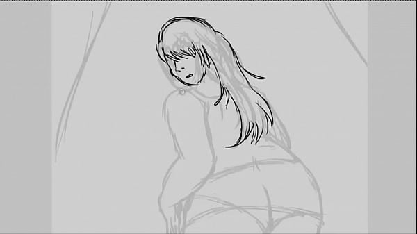 SPEEDPAINT Redhead miniskirt girl
