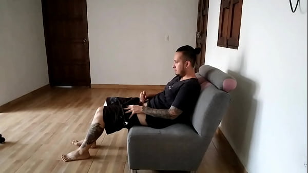 I found my masturbating when he left the bathroom – Free HD Porn Video