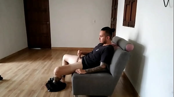 I found my masturbating when he left the bathroom – Free HD Porn Video