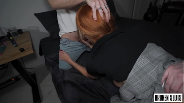 TAKING TURNS ON BUSTY REDHEAD - She Drained Their Balls – Free HD Porn Video