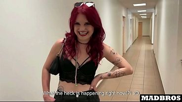French Goth Cheats On Her Boyfriend In A Corridor And Toilet For Concert Tickets !!! – Free HD Porn Video