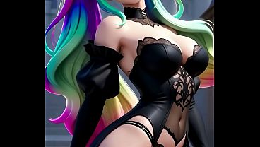 Gothic Girl in a Castle Part 2 - Hentai Animation