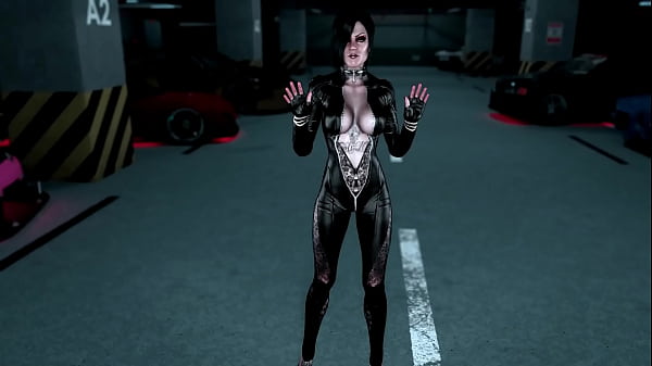 Gothic dominatrix Lisbeth Salander dancing for you in tight latex bodysuit – Free HD Porn Video