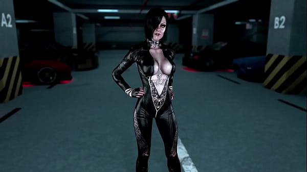 Gothic dominatrix Lisbeth Salander dancing for you in tight latex bodysuit – Free HD Porn Video