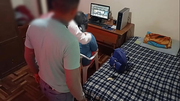 My cuckold wife: my wife's friend arrives and while they fix her hair I fuck her from behind her friend was very horny – Free HD Porn Video