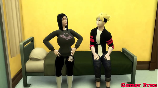 Boruto series cap 3 boruto is watching a movie and his sister sarada arrives, they talk then he tells him how I have these underwear and without thinking they end up fucking he fucks her like a whore – Free HD Porn Video