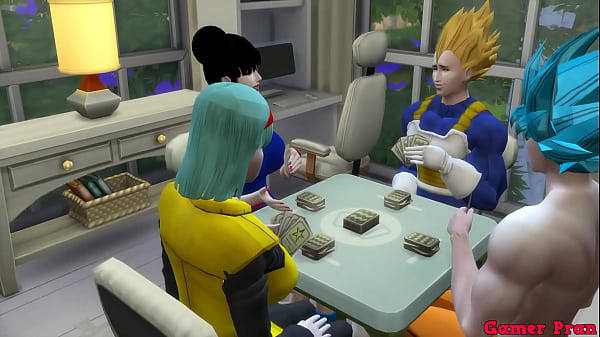 Dragon Ball Porn Hentai Vegeta Fucks Beautiful Chichi Wife Next to his Friend and Husband and Cuckold Netorare