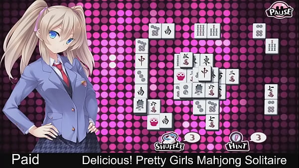 Delicious! Pretty Girls Mahjong Solitaire Hiromi – Free HD Porn Video