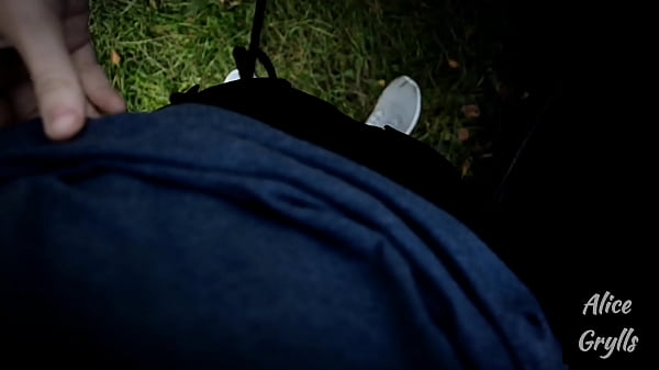 camping Ended with Great Sex - Amateur Risky Sex near Car with Cum in Mouth |ALICExJAN|
