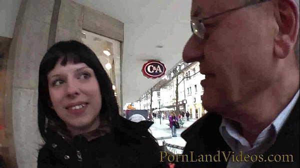 young german slut sucking and fucking old man
