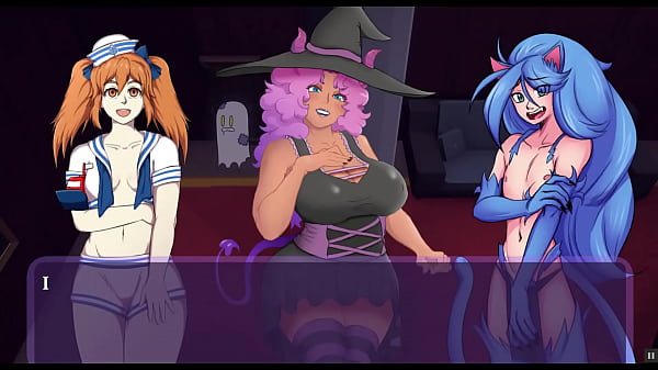 Sex Or Treat [Halloween Hentai game PornPlay ] Ep.4 bisexual orgy party and outdoor bdsm – Free HD Porn Video