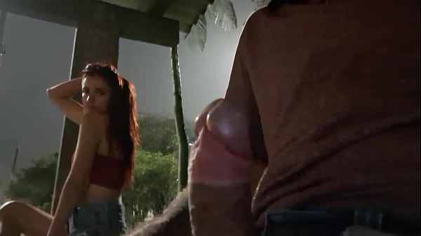 I risked masturbating at the bus stop next to the redheaded girl! – Free HD Porn Video