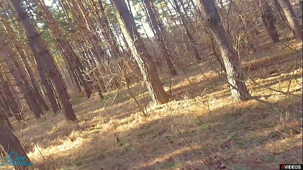 Girl masturbates to a stranger outdoor and cum on pantyhose – Free HD Porn Video