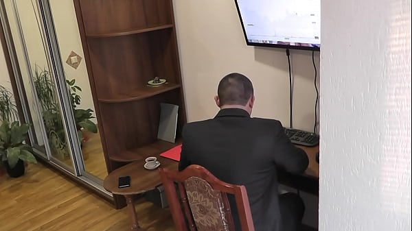 Office sex. Hidden camera in office. Boss fucks secretary on desktop with doggystyle and in front. Cream Pie. Cumshot. Cum in pussy. Sexy Frina  Secretary Boss – Free HD Porn Video