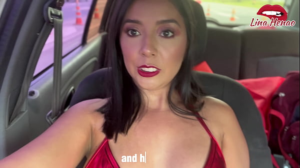 I am in a bathing suit on the road waiting for a car to take me, and I get several toys that the driver had in the glove compartment until I get very horny and have a squirt – Free HD Porn Video