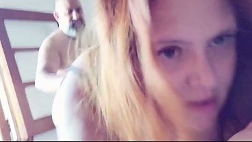 Having sex in the morning with a delicious chubby redhead MILF. – Free HD Porn Video
