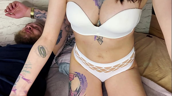 I came to my stepbrother, excited him and started sucking him and then sat on his dick and he came in my mouth, it was delicious