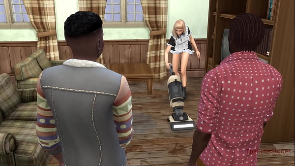 Two black grandpas are so horny they drill sexy maid – Free HD Porn Video