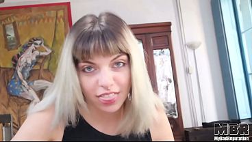 Blue eyes blonde latina detailed JerkOff instructions – Free HD Porn Video