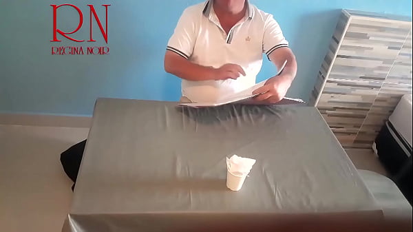 Naked waitress. Restaurant guest eats from the waitress's navel. C1 short 268 – Free HD Porn Video